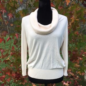 August Silk Cowl Neck Sweater